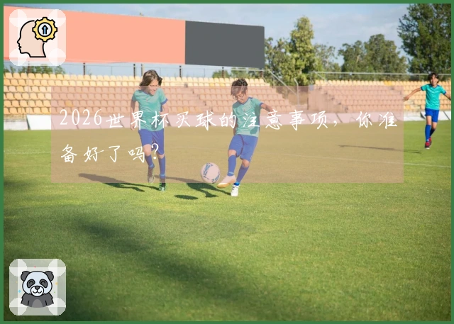 2026世界杯买球的注意事项，你准备好了吗？
