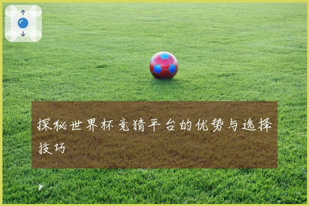 探秘世界杯竞猜平台的优势与选择技巧